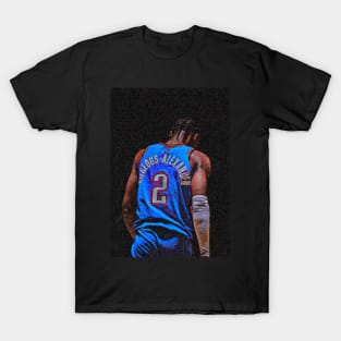 Shai Gilgeous Alexander Pixeled Art T-Shirt